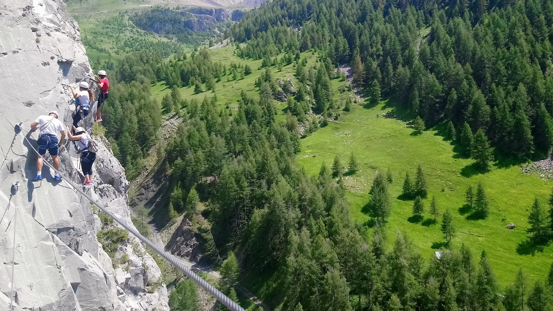 via ferrata ancelle