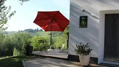 Terrasse / Entrée du gîte