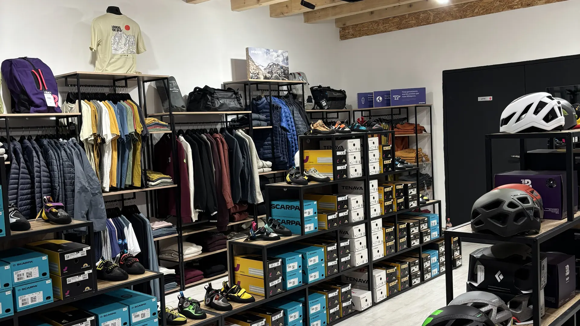 Intérieur de la boutique