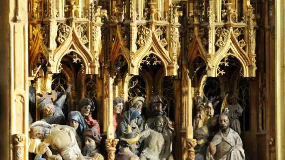 Eglise prieurale d'Ambierle Le Retable © Evelyne Deveaux