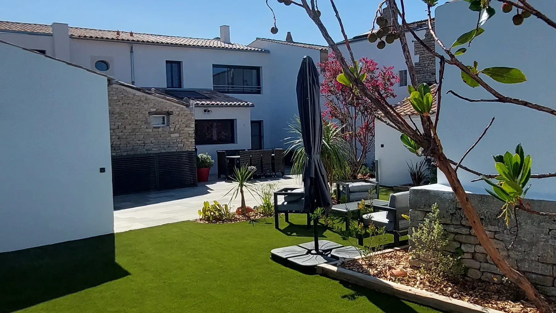 Vue jardin, terrasse