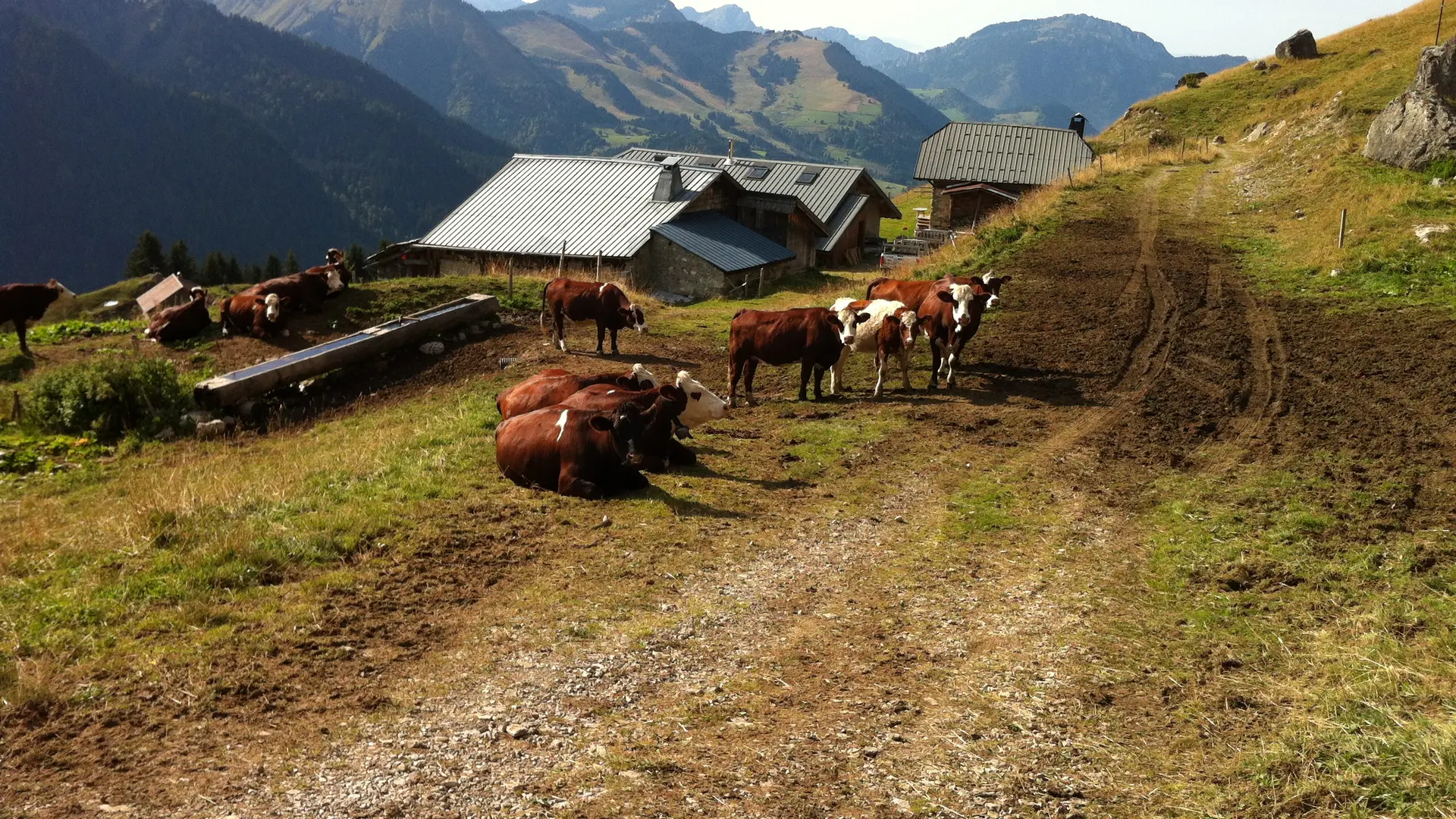 Passage par les chalets du Jouly