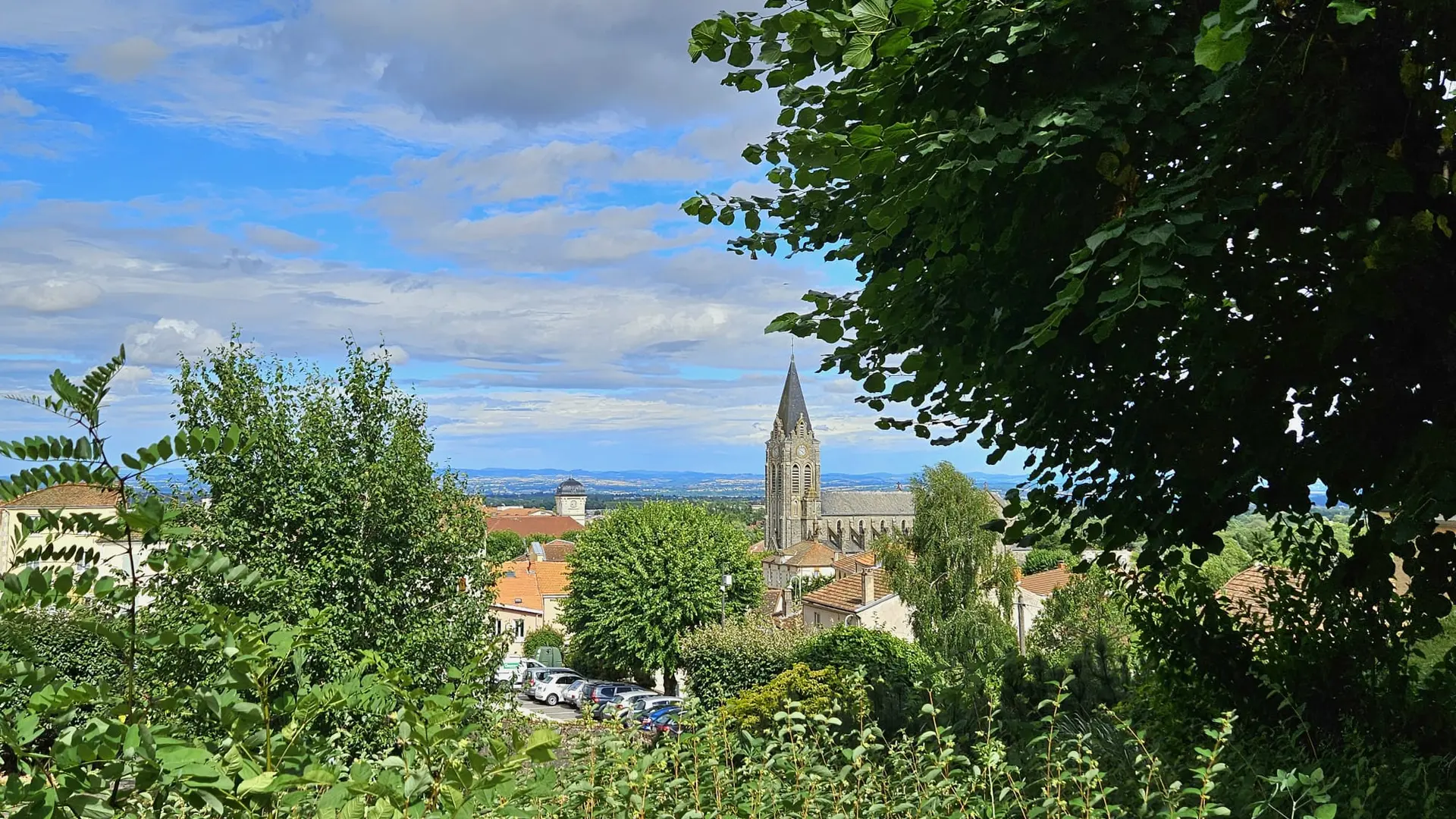 Vue depuis la chambre Bouleau