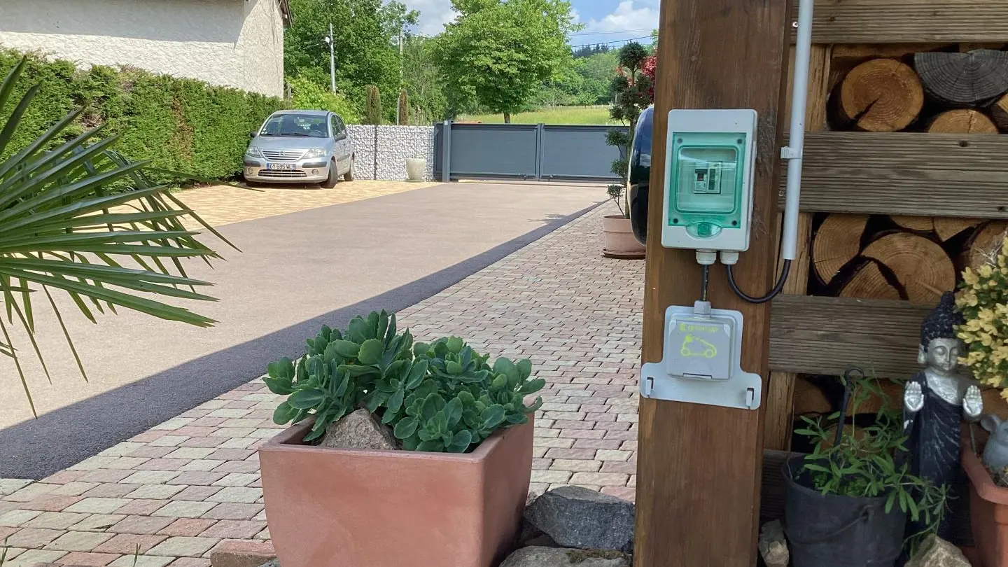 Prise green up avec compteur d énergie