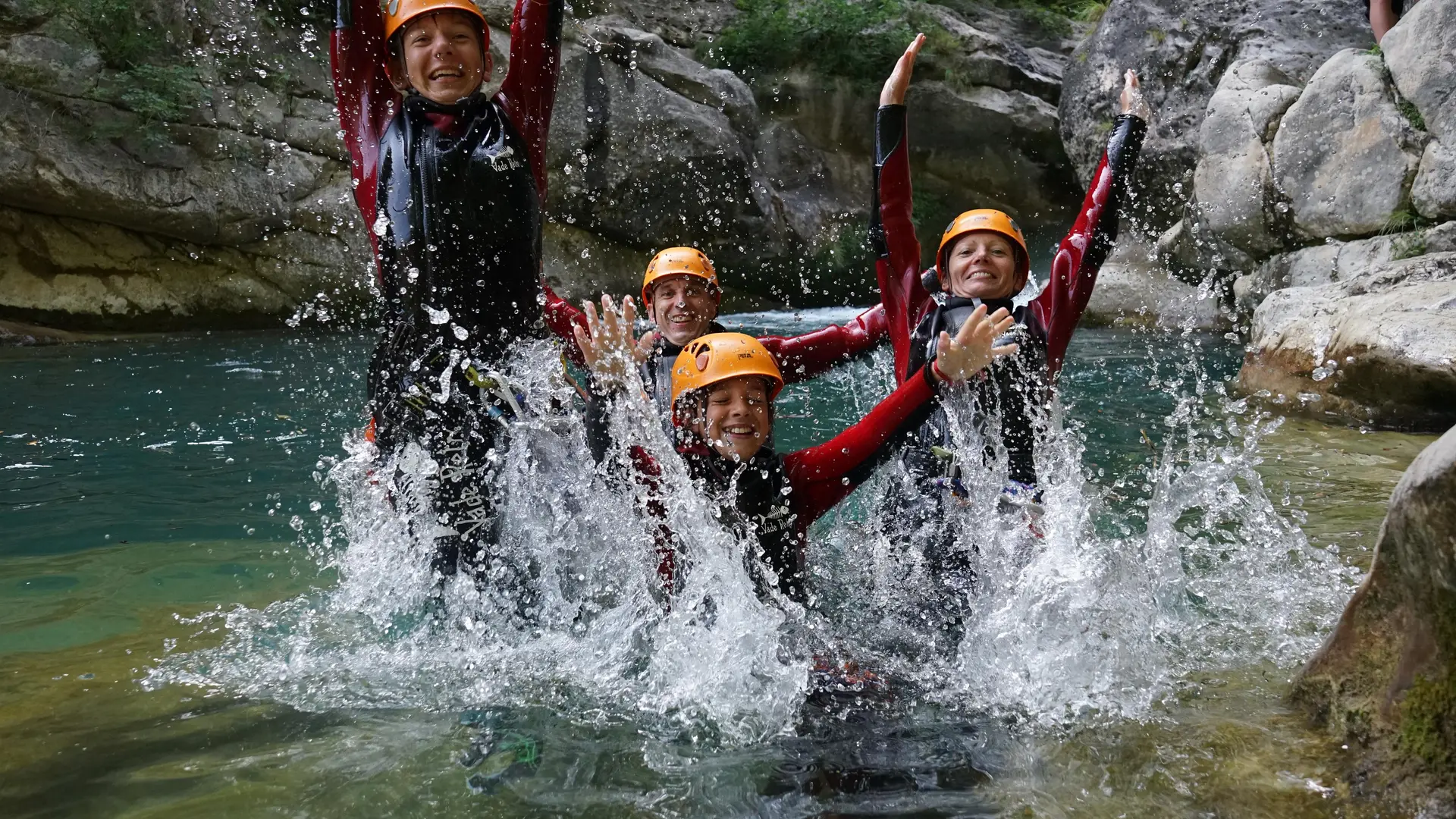 canyoning en famille