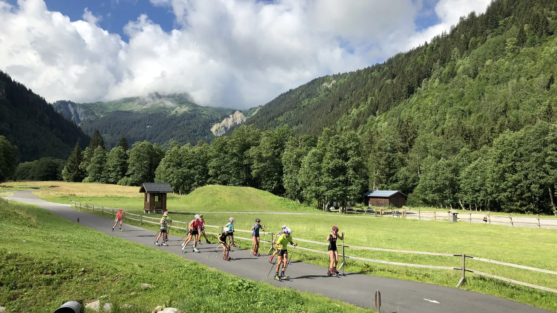 Ski roue avec Alpinum aux Contamines Montjoie