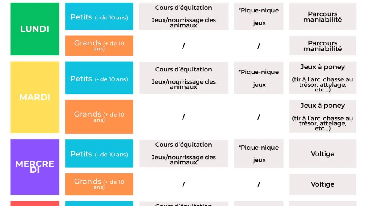 Stages d'été au centre équestre Terre et Ciel_Contrevoz