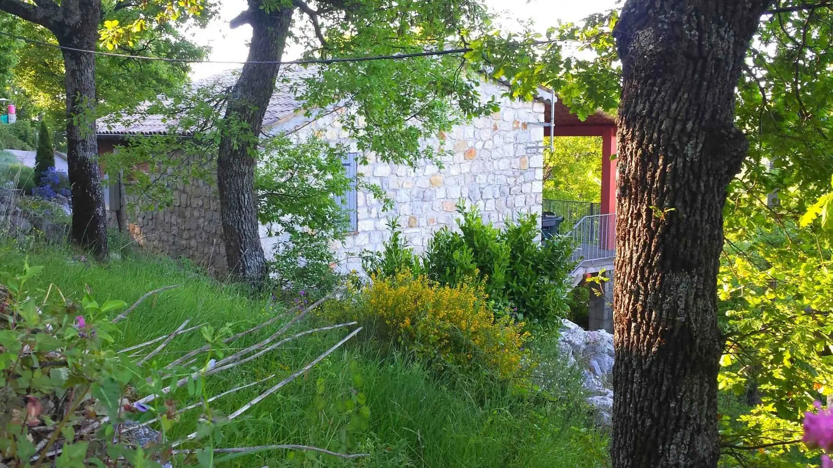 Le Cheiron-Jardin-Coursegoules-Gites de France Alpes-Maritimes.