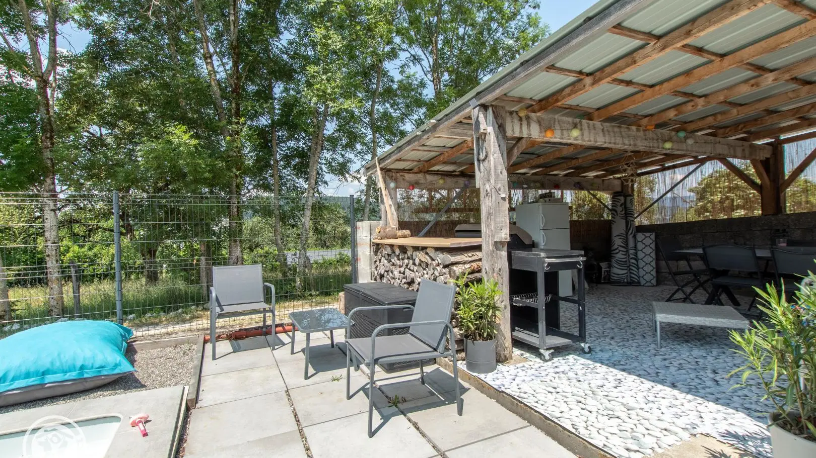 Espace cuisine d'été
