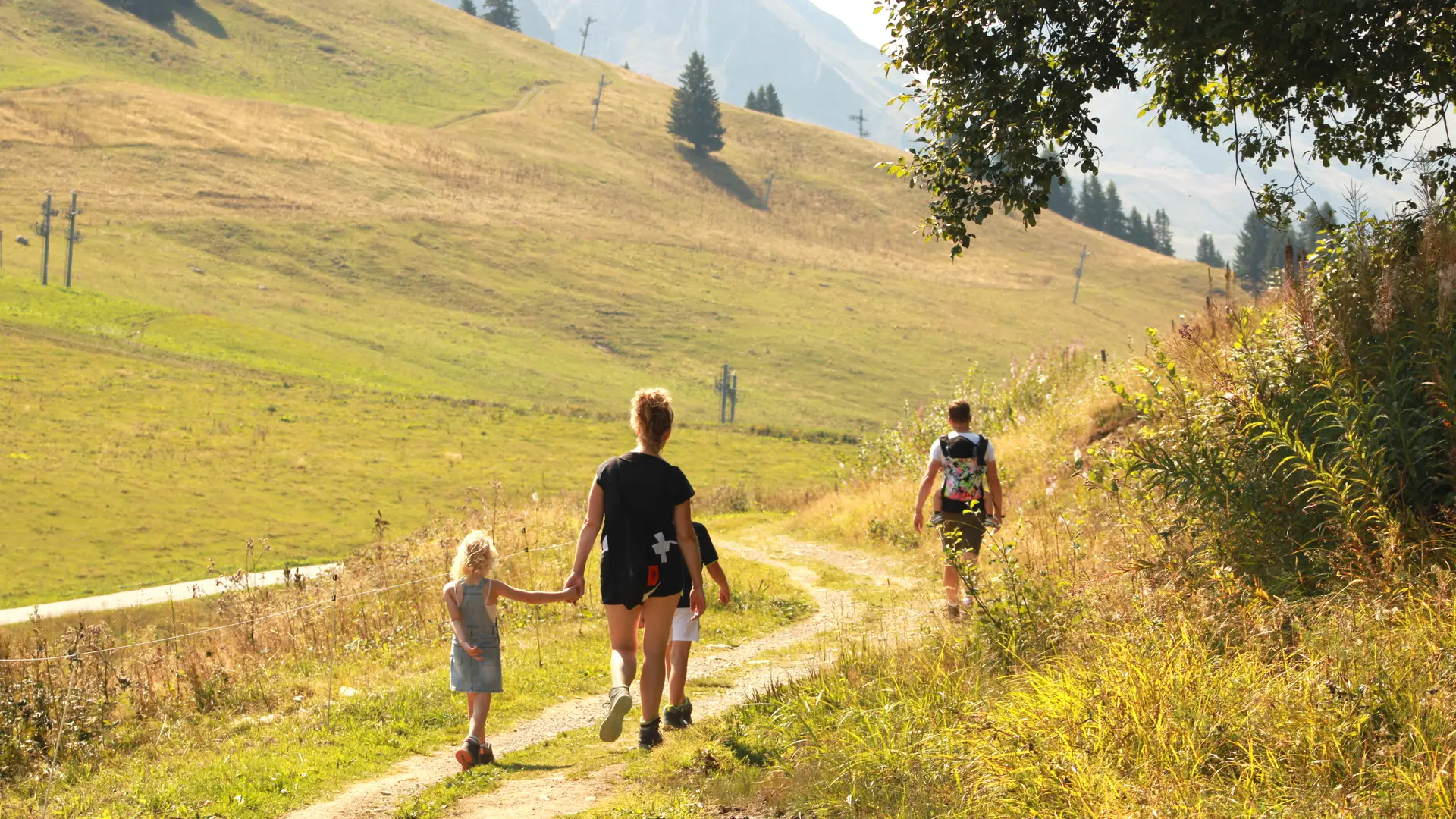 Randonneurs sur le Tour de l'Andran