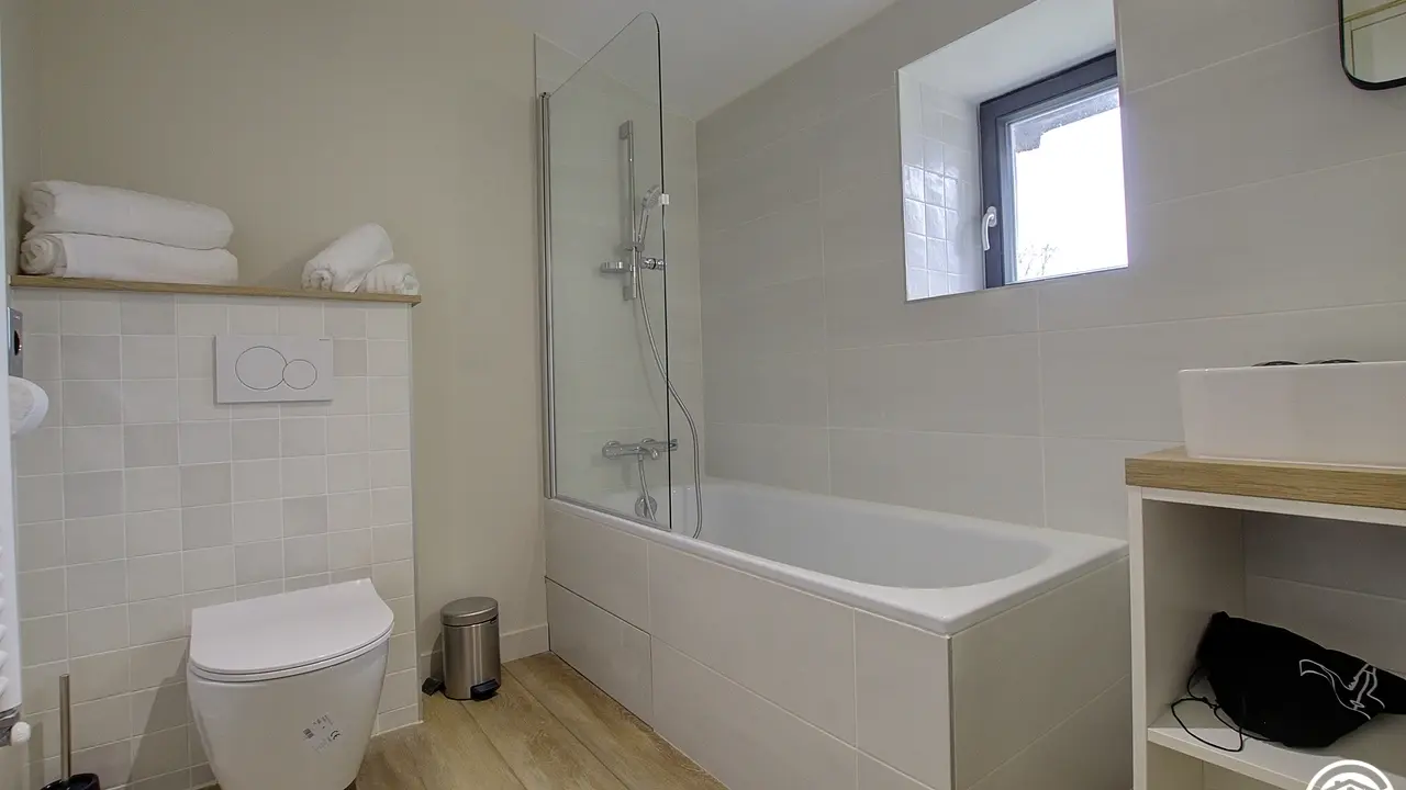 Salle de bain du gîte Le Four à Pain