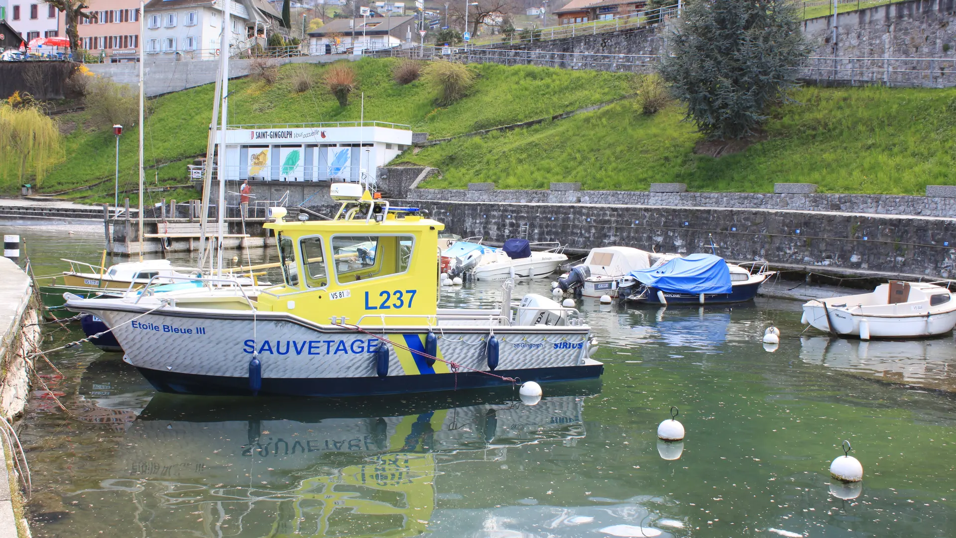 La vedette du sauvetage de Saint-Gingolph