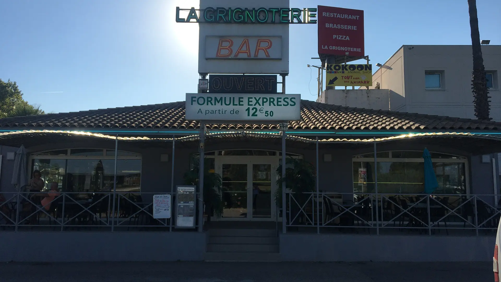 entrée du restaurant