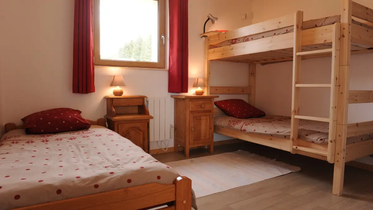 Gîte La Pierre à Sel - 2ème chambre 3 lits