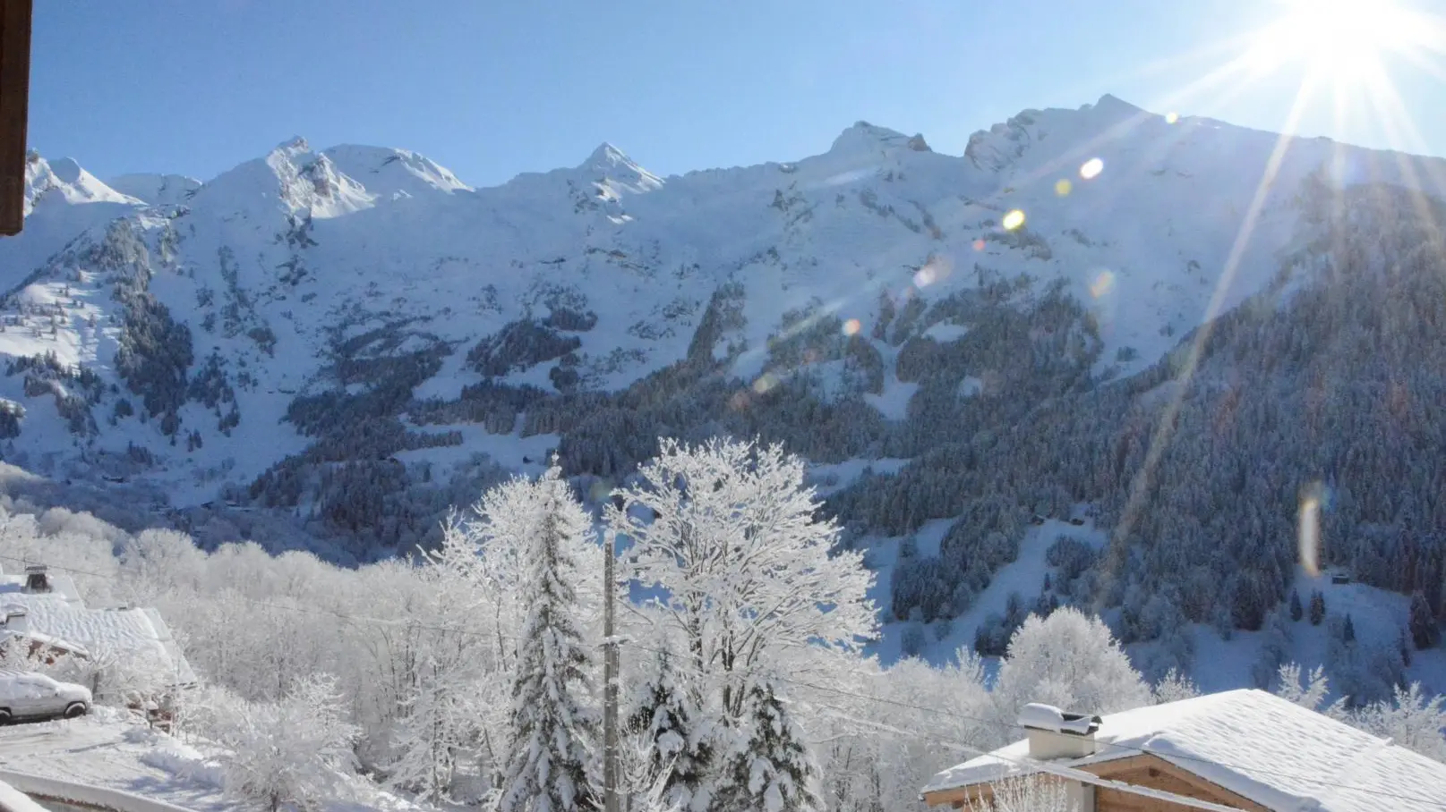 Vue extérieure depuis le chalet