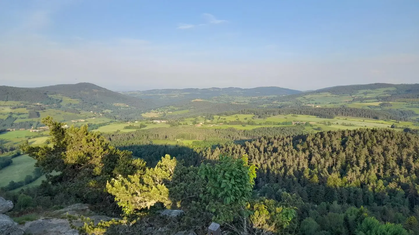 Vue du rocher de l'Olme