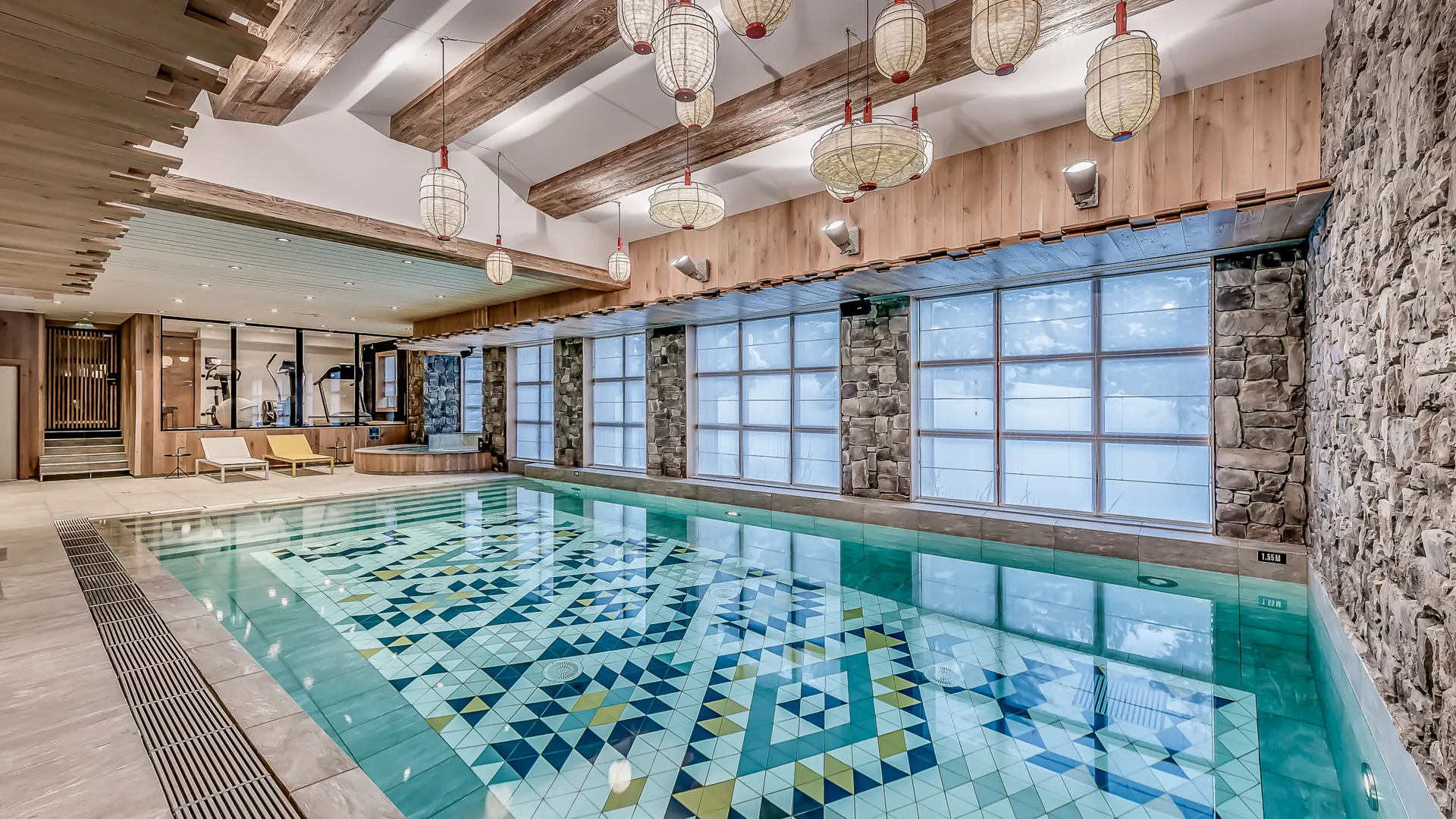 Piscine - Hôtel le Yule Val d'Isère