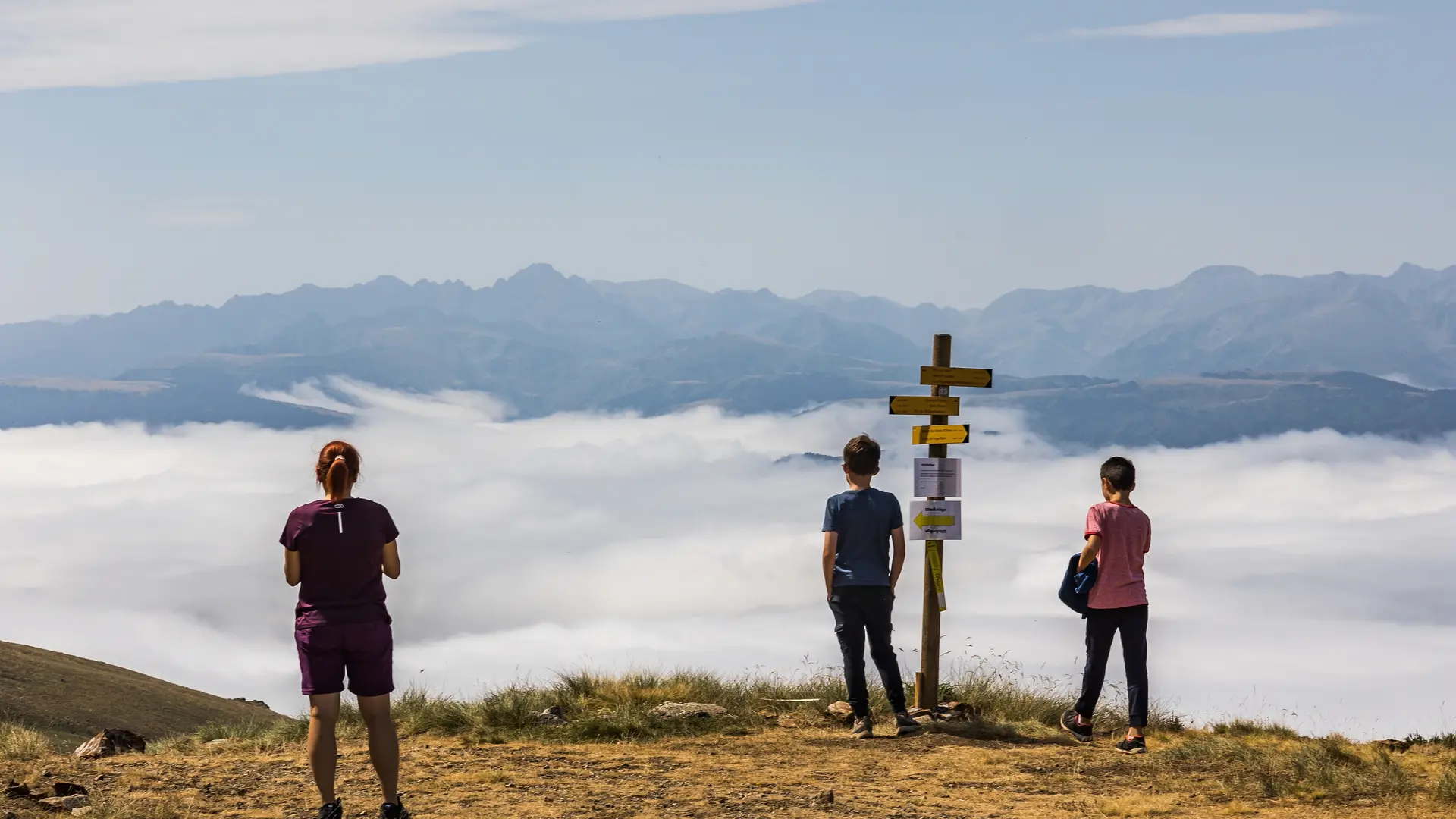 Mer de nuages au dessus des Monts d'Olmes