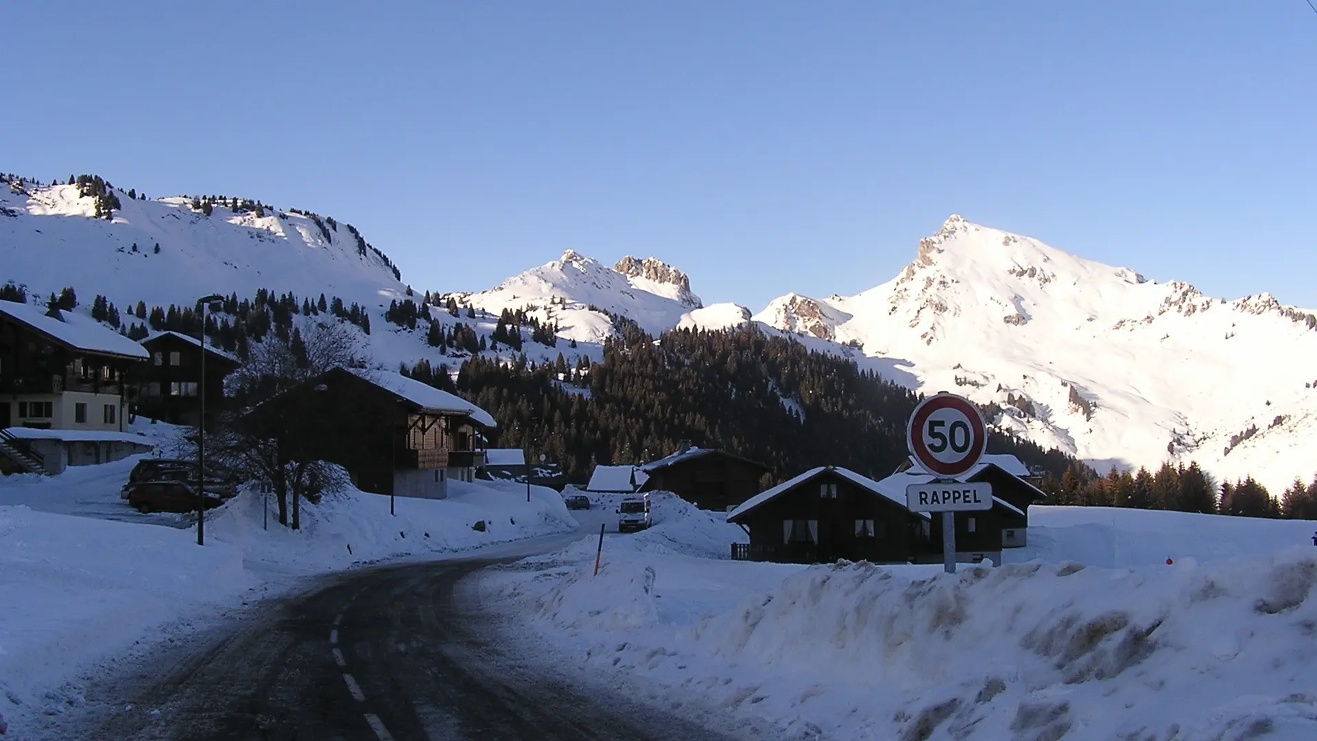 Praz de Lys Sommand en hiver
