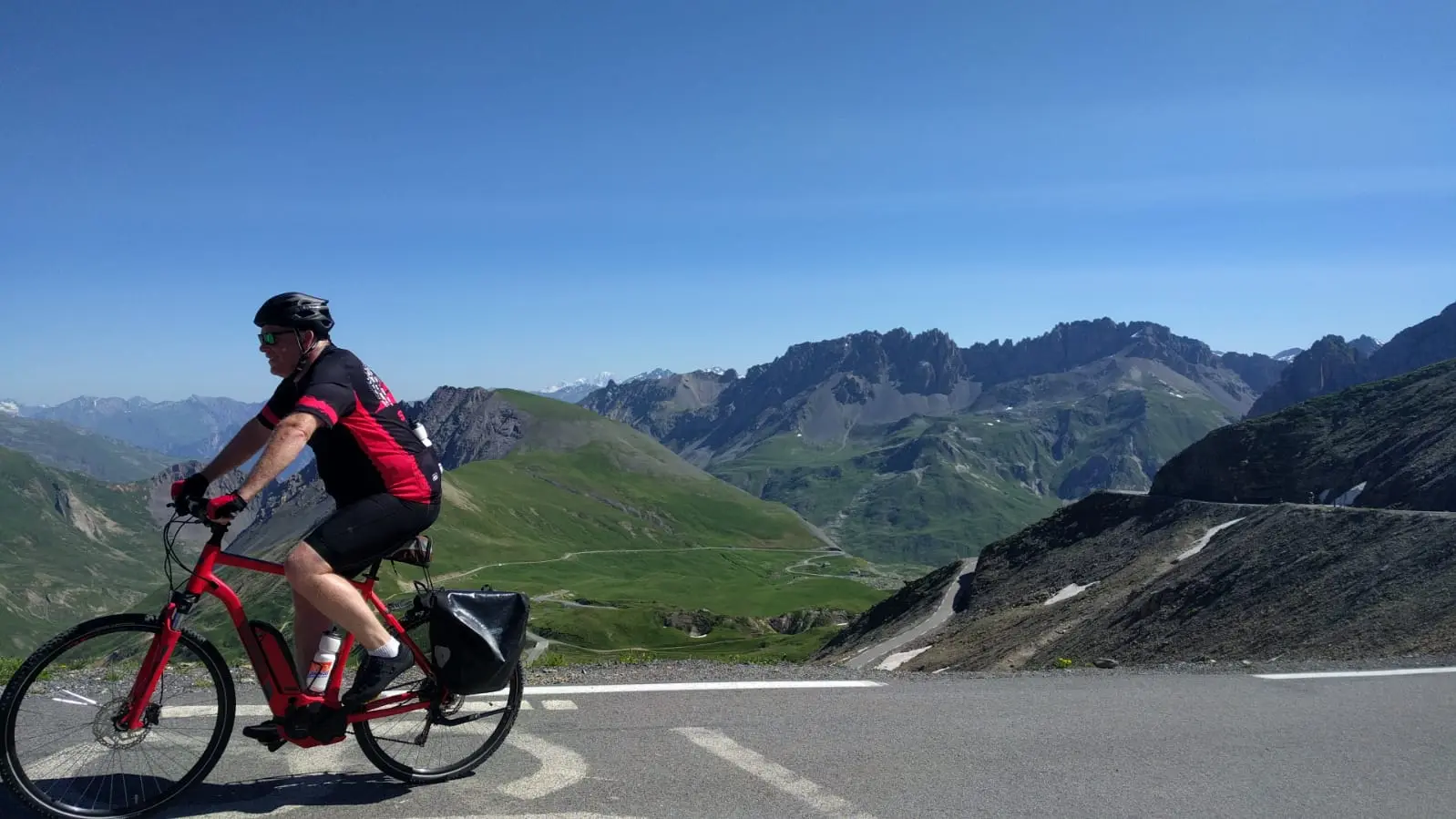 A vélo sur le Galibier