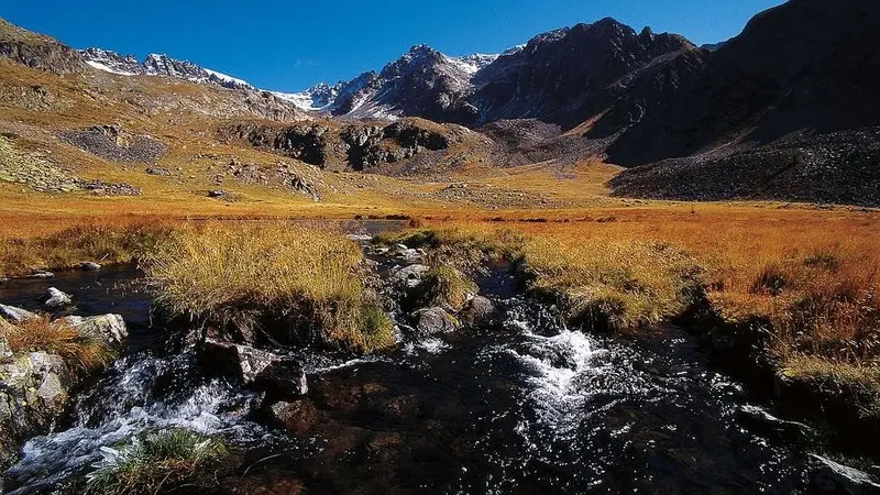 Randonnée Tinée. Le Plan de Ténibre en Haute-Tinée, (2330 m).