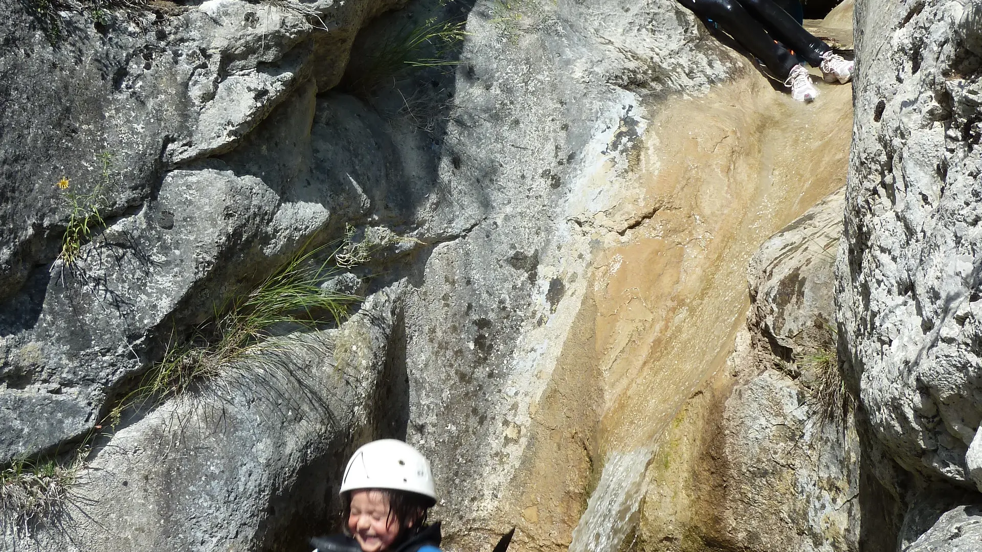 Canyoning avec Eric Fossard Bleu Montagne