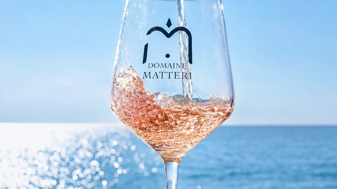 Rosé wine from the Matteri Winery - Hyères