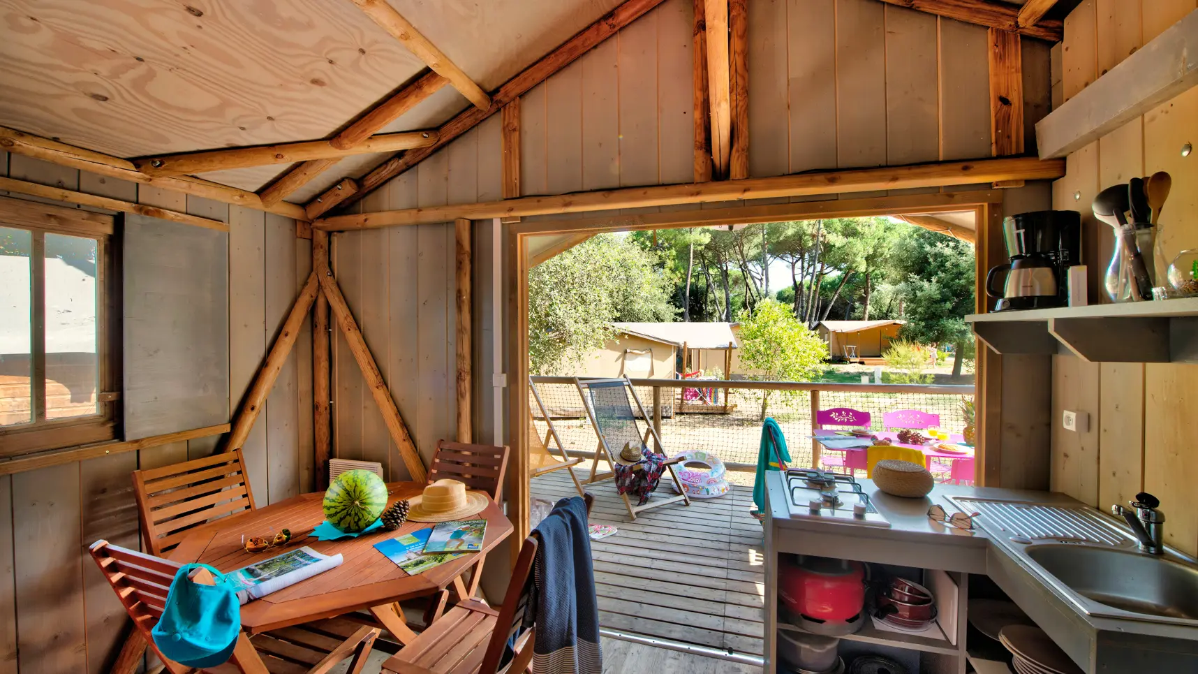 Intérieur Cabane Lodge - 2 chambres