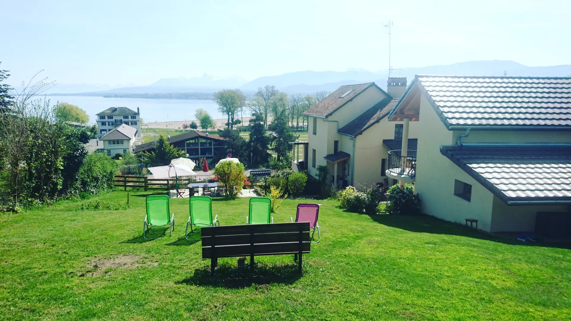 Vue depuis le jardin