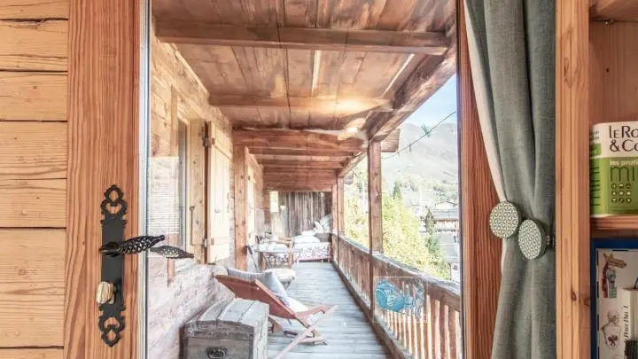 Accès balcon depuis La Chambre de Devant