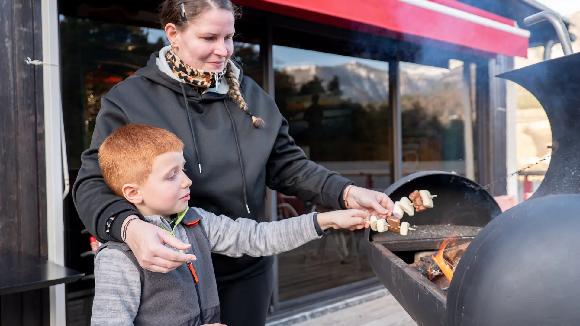 Barbecue en terrasse