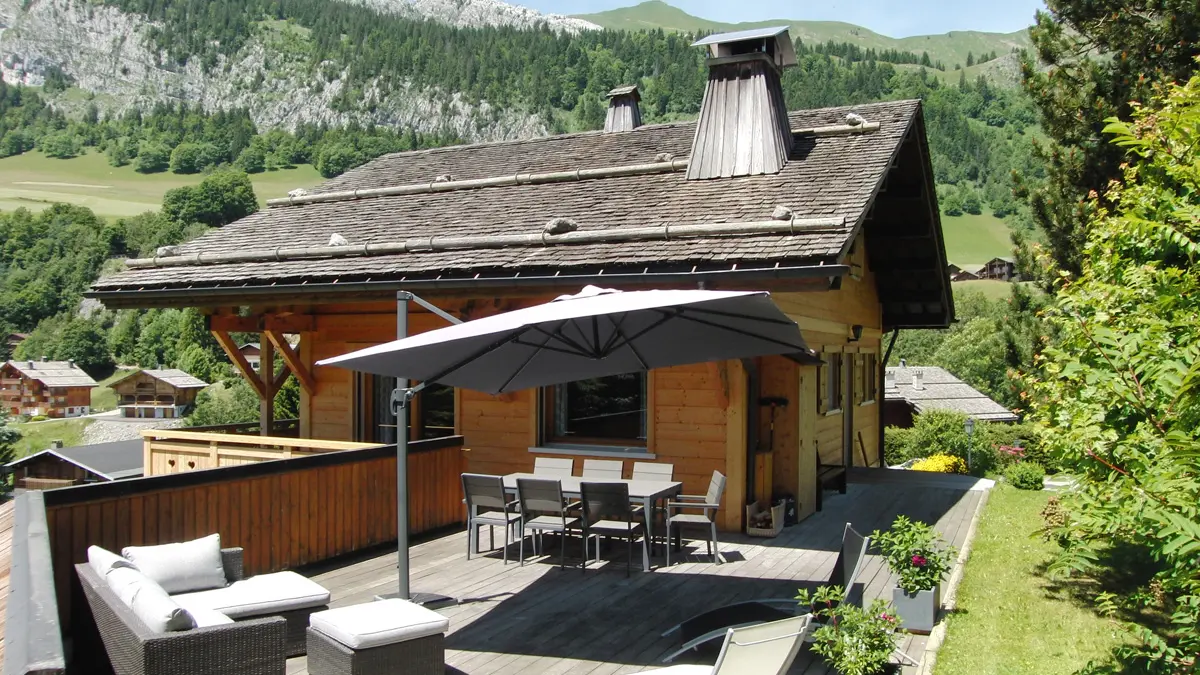 Terrasse été/ Terrace during summer - Chatillon n°5 - Le Grand-Bornand