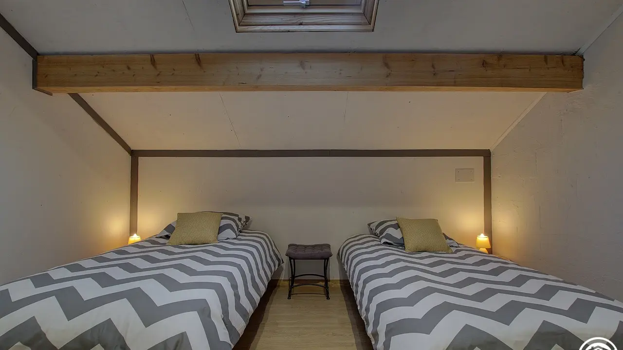 chambre 2 lits 190x90