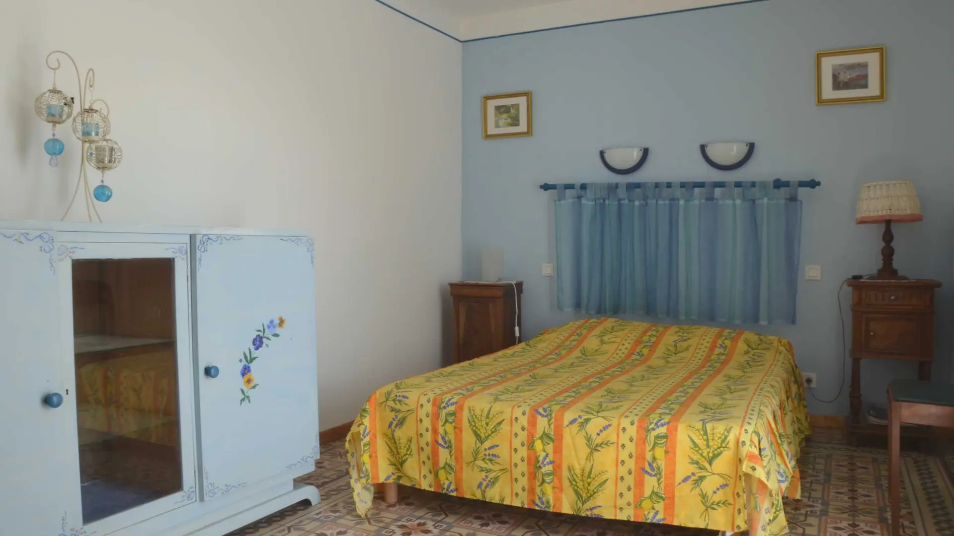 Chambre bleue Le Colombier