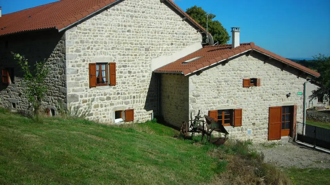 l'arrière du gite