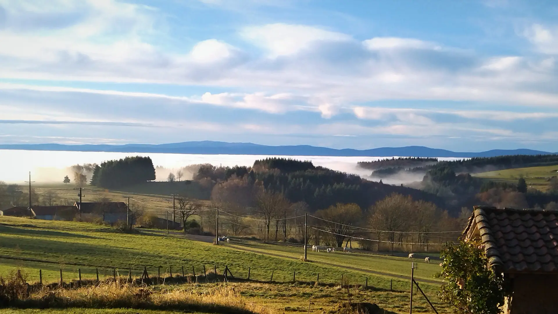 vue de la maison - automne