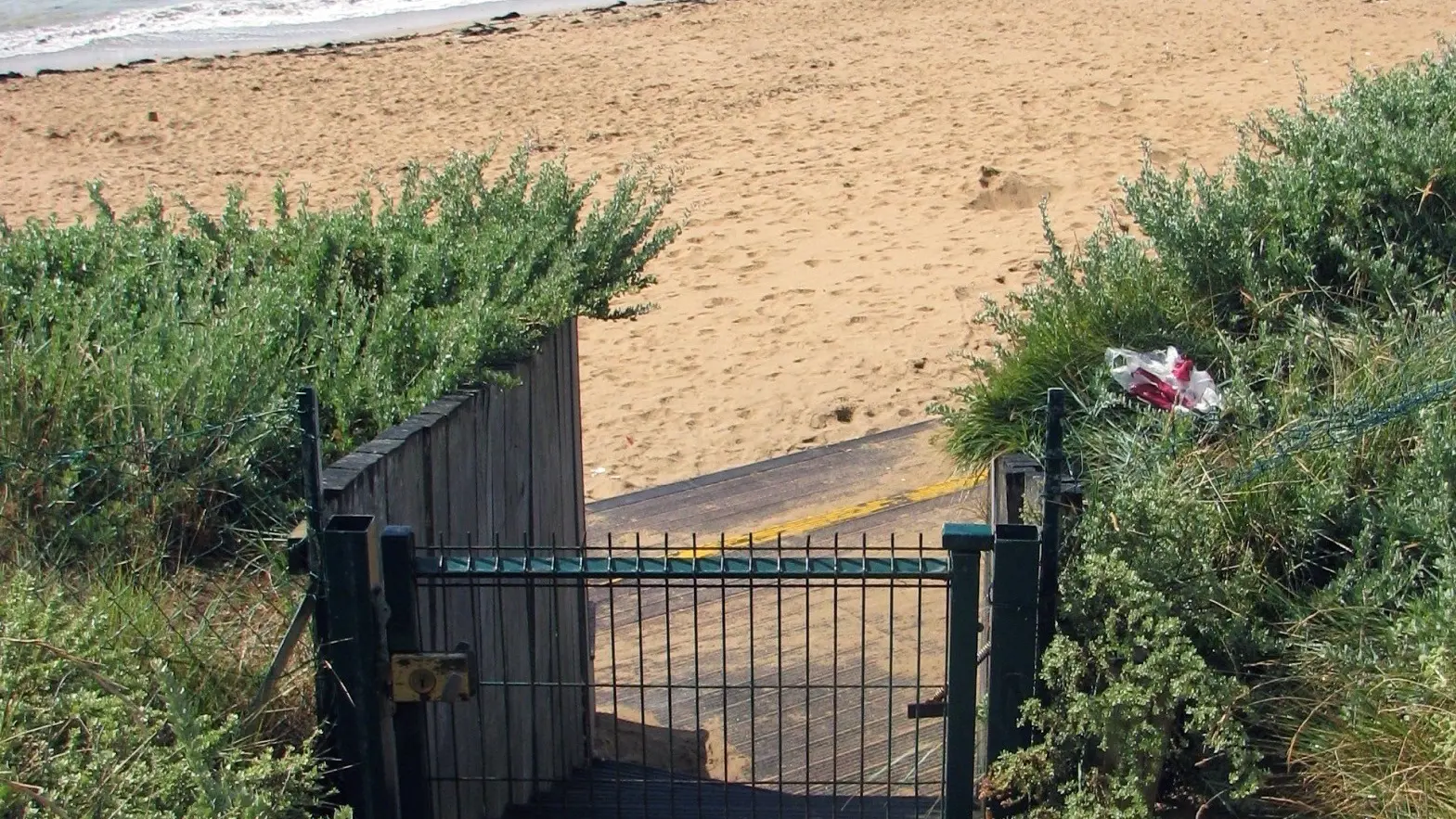 accès plage