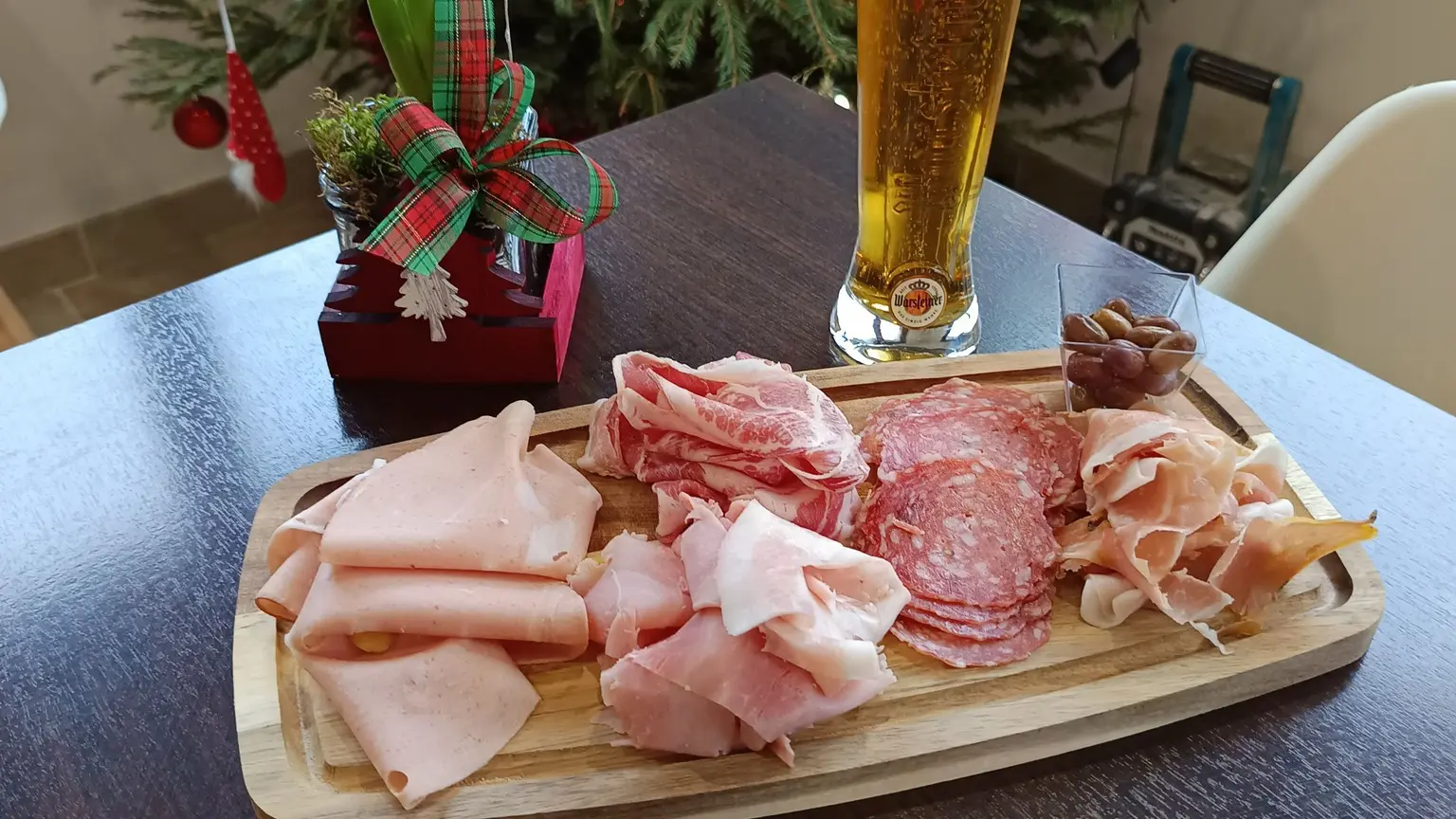 Planche charcuterie à La casetta