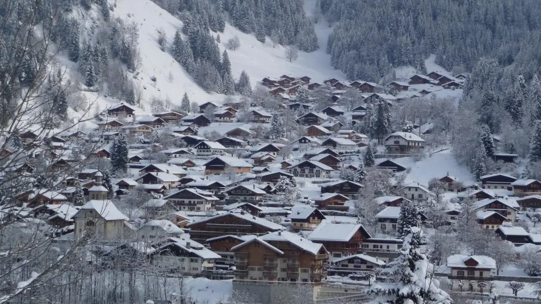 Vue du village depuis la terrasse