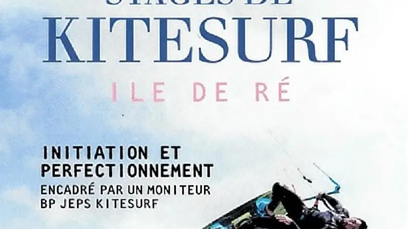 Affiche du stage de kitesurf