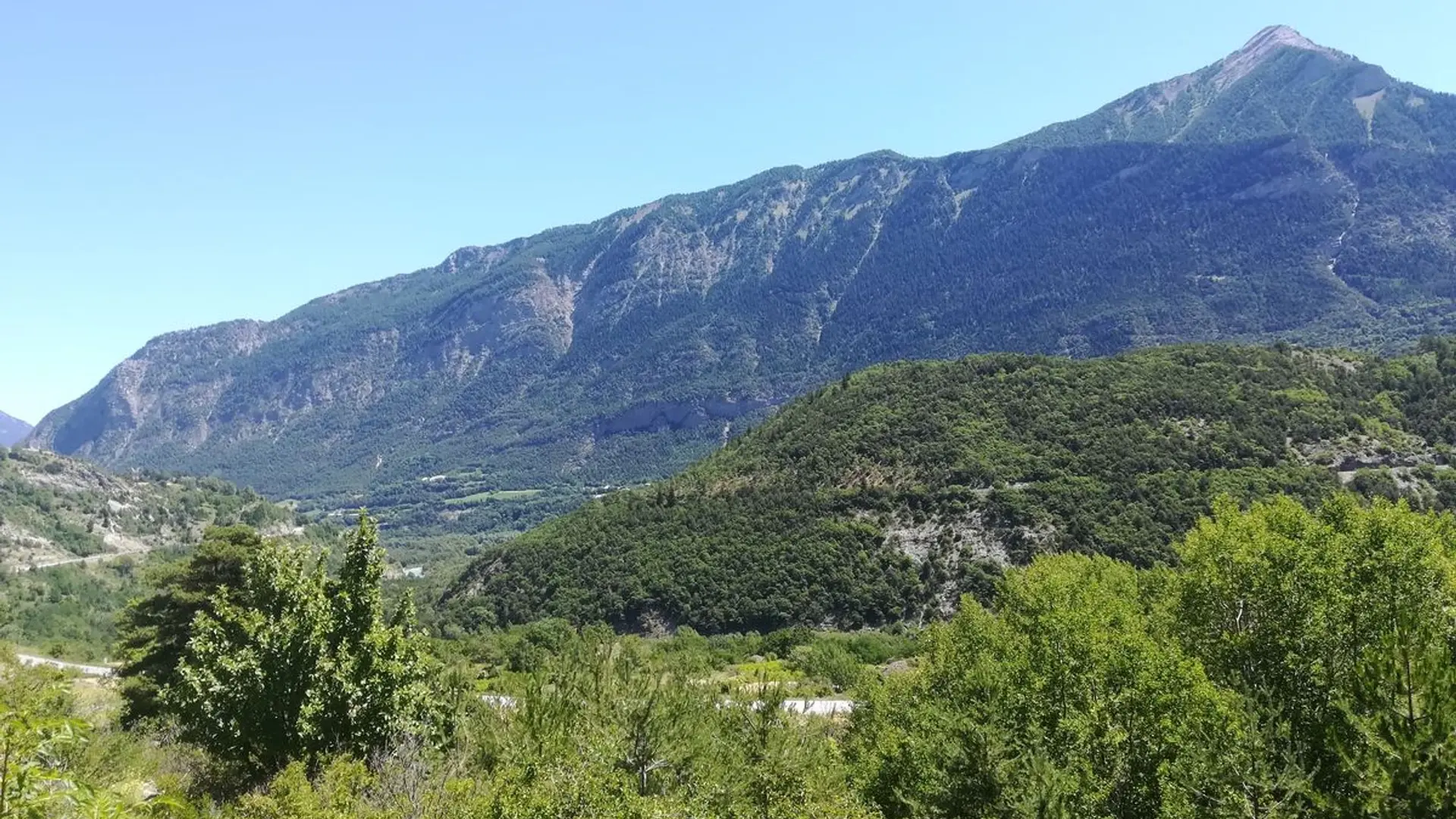 Paysage depuis le sentier des vignes