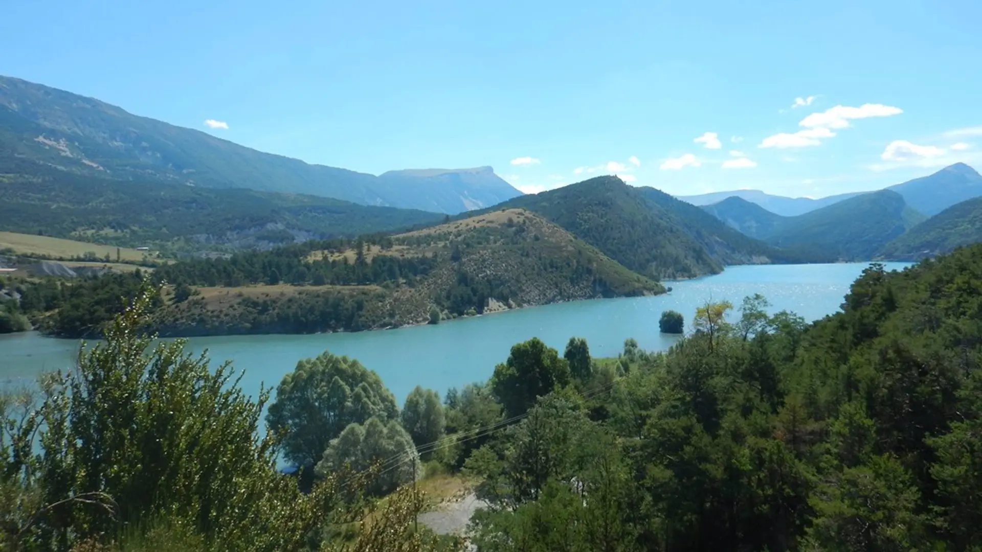 Vue sur le Lac de Castillon