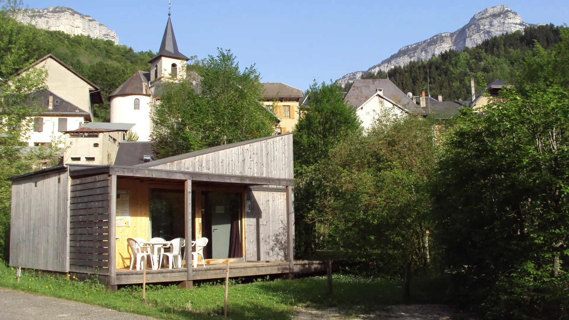 Une Da'hutte - chalet du camping