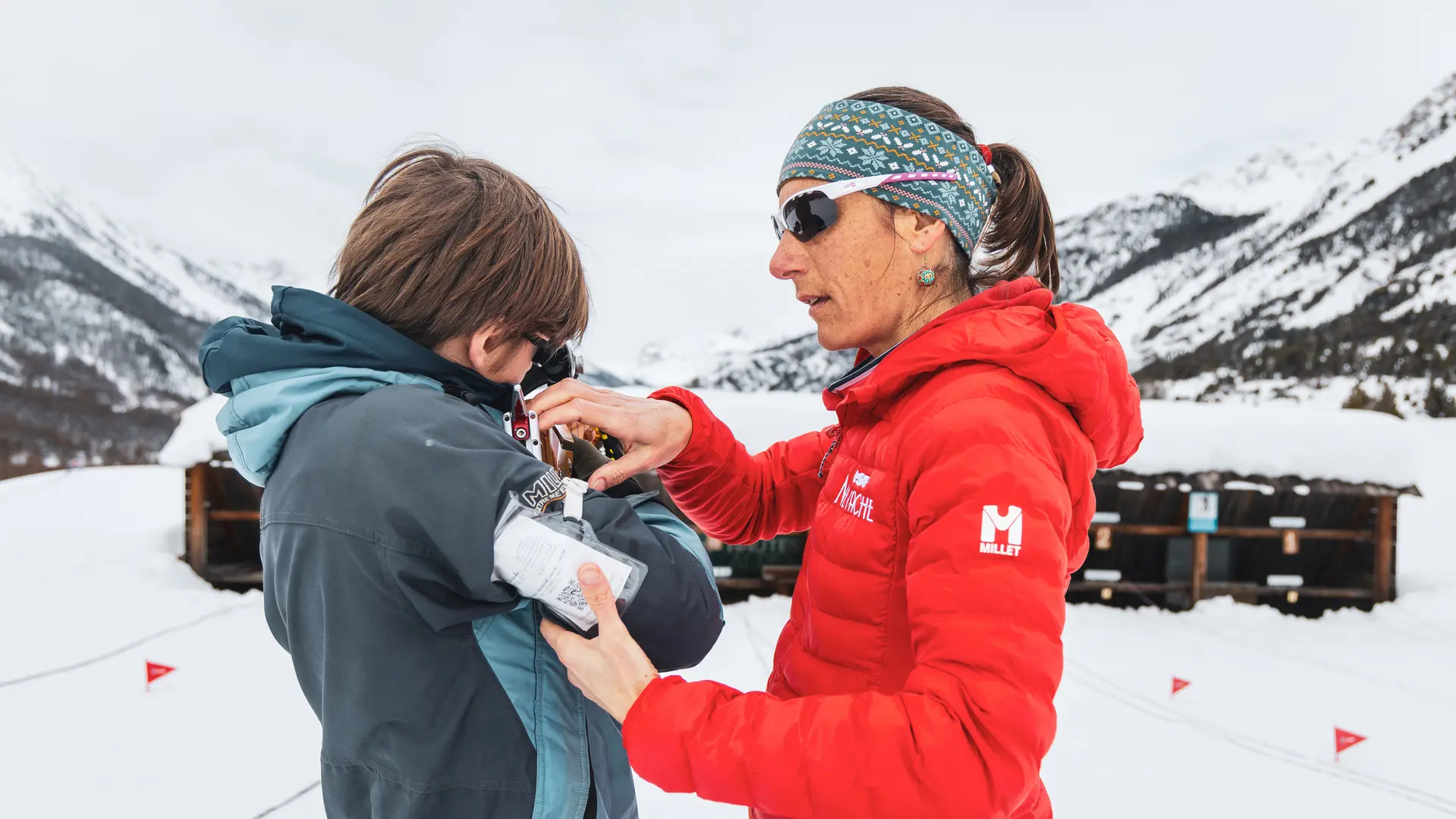 Cours de biathlon avec l'ESF Nevache