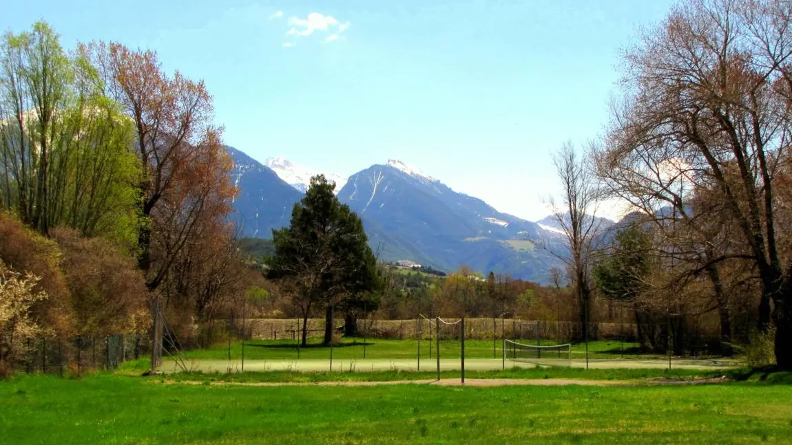 Intérieur camping en été