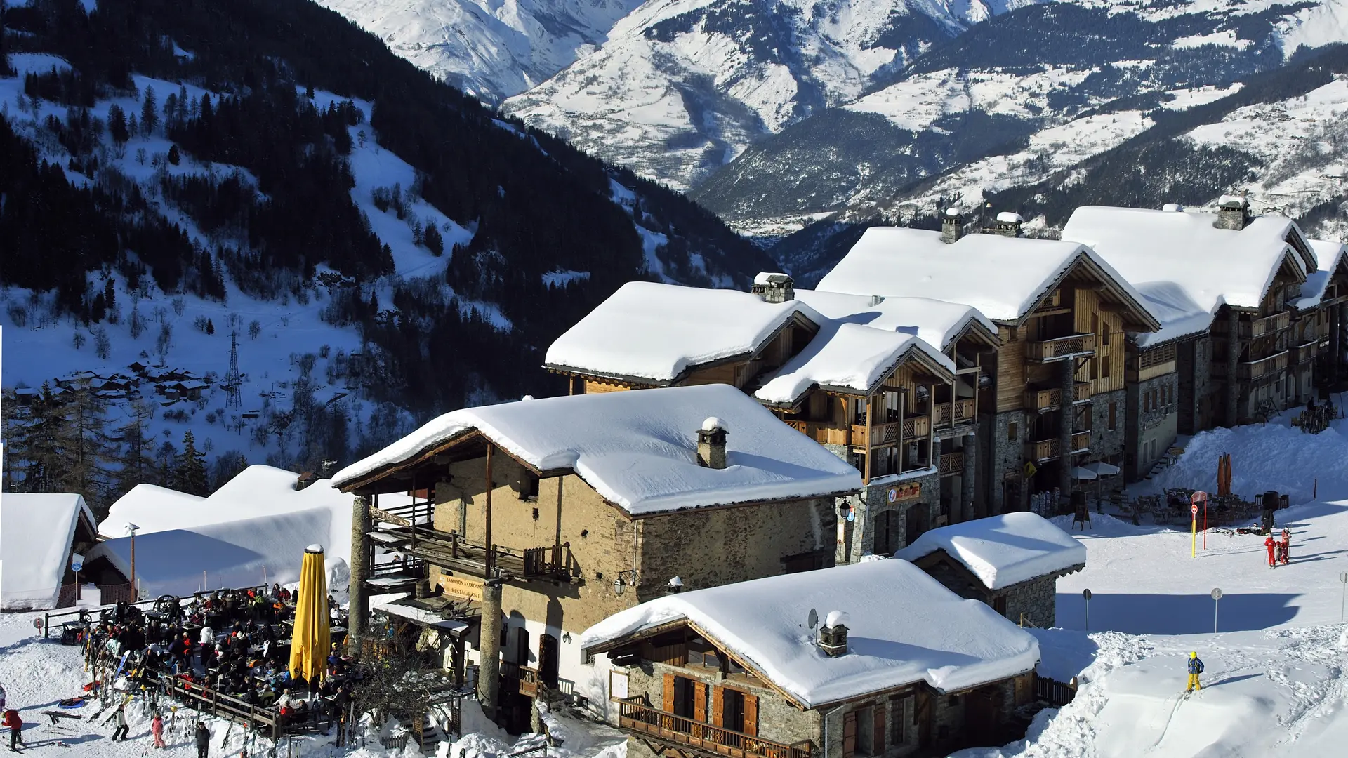 La Maison à Colonnes en hiver