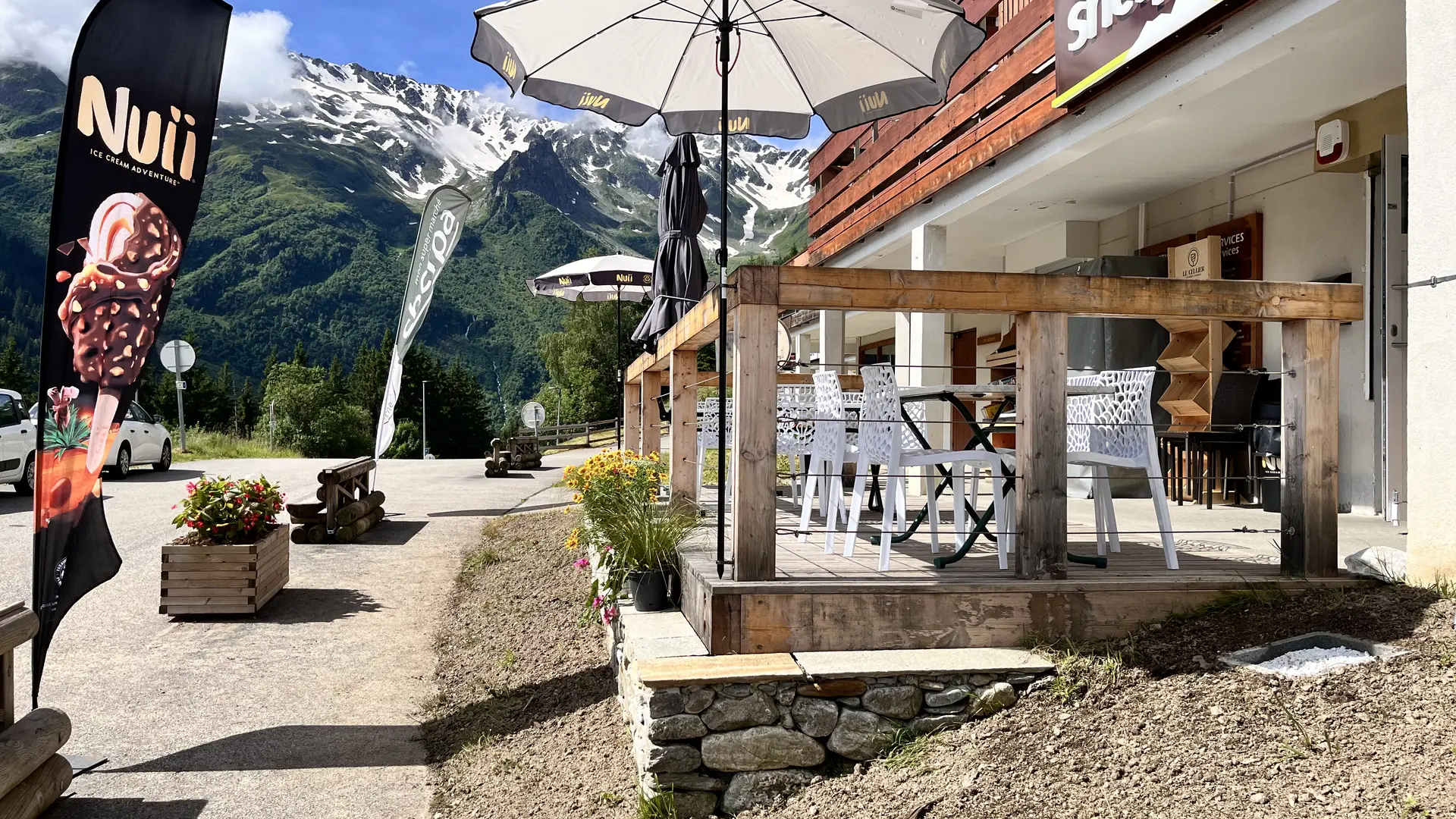 Devanture du magasin été