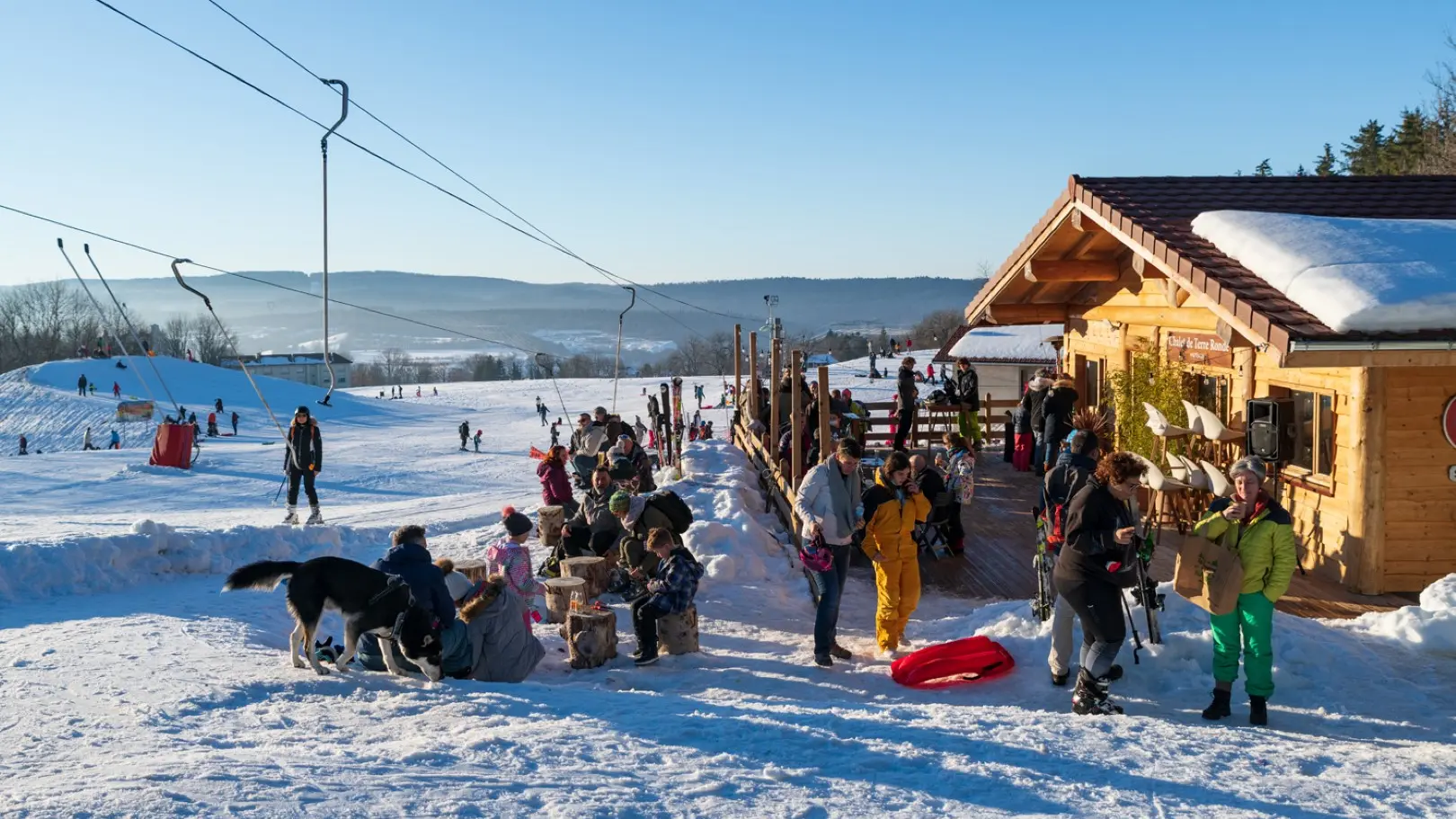 Au pied des pistes de Terre Ronde