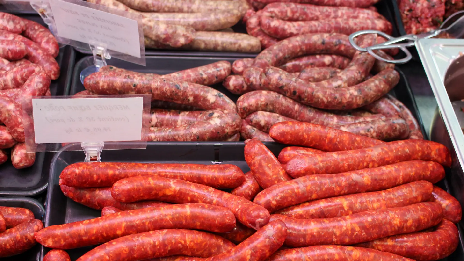 Saucisses et merguez