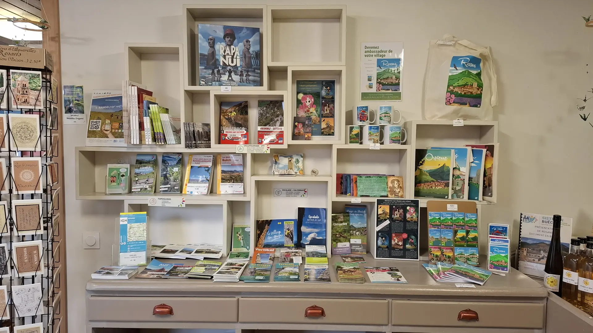 Vente de produits locaux et artisanaux